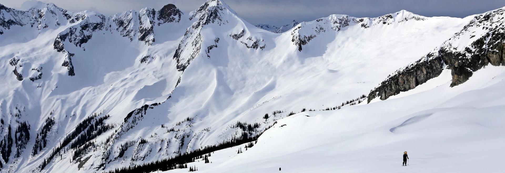 Snow covered mountains